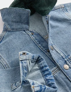 Pure Cotton Denim Shacket (2-8 Yrs)