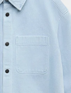 Pure Cotton Denim Shirt (6-16 Yrs)