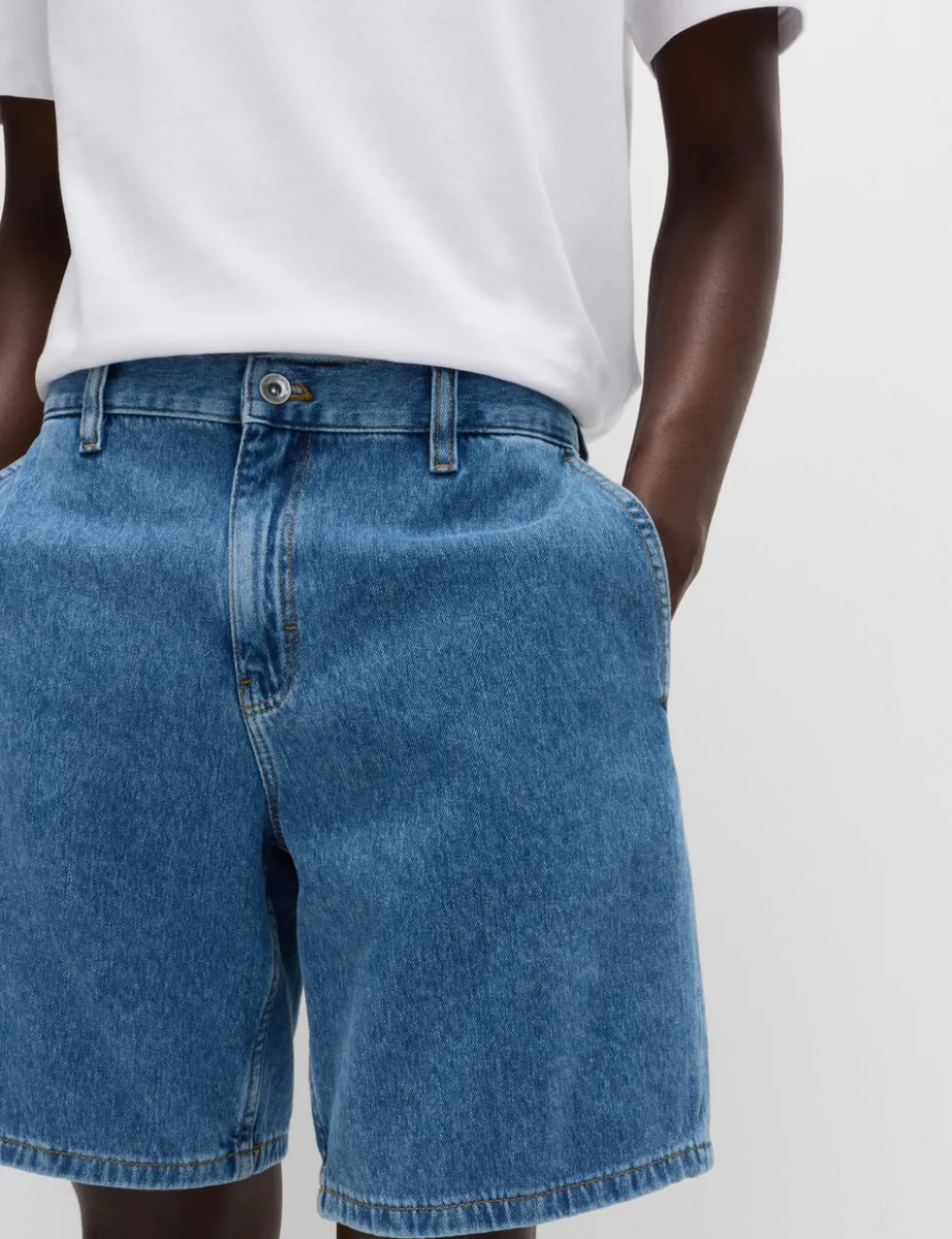 Pure Cotton Denim Shorts