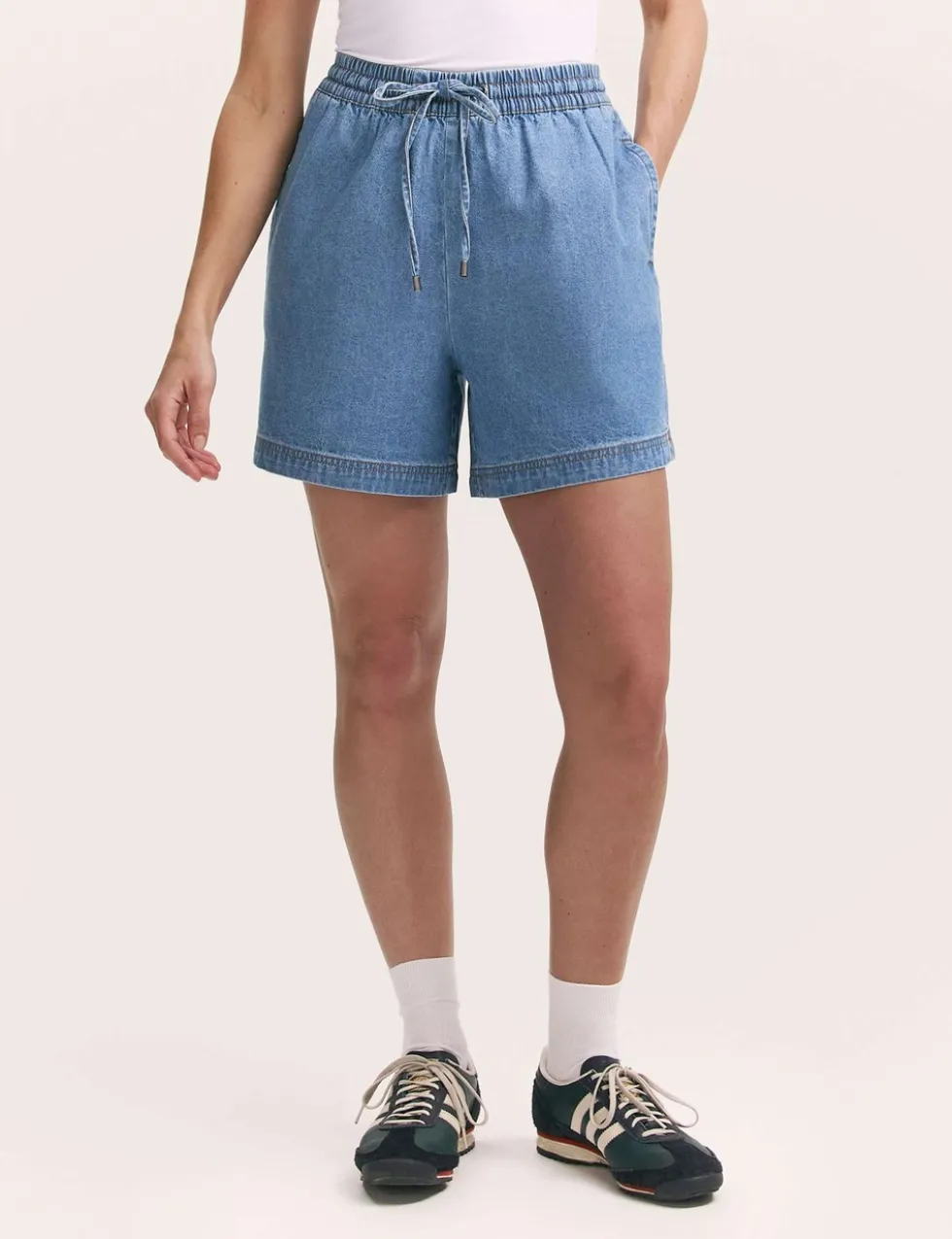 Pure Cotton Denim Shorts