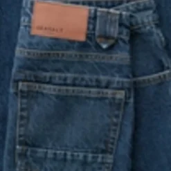 Pure Cotton Denim Straight Leg Jeans