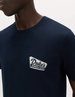 Pure Cotton Diner Graphic Pyjama Set