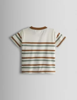 Pure Cotton Dino Truck Appliqué T-Shirt (6 Mths - 6 Yrs)