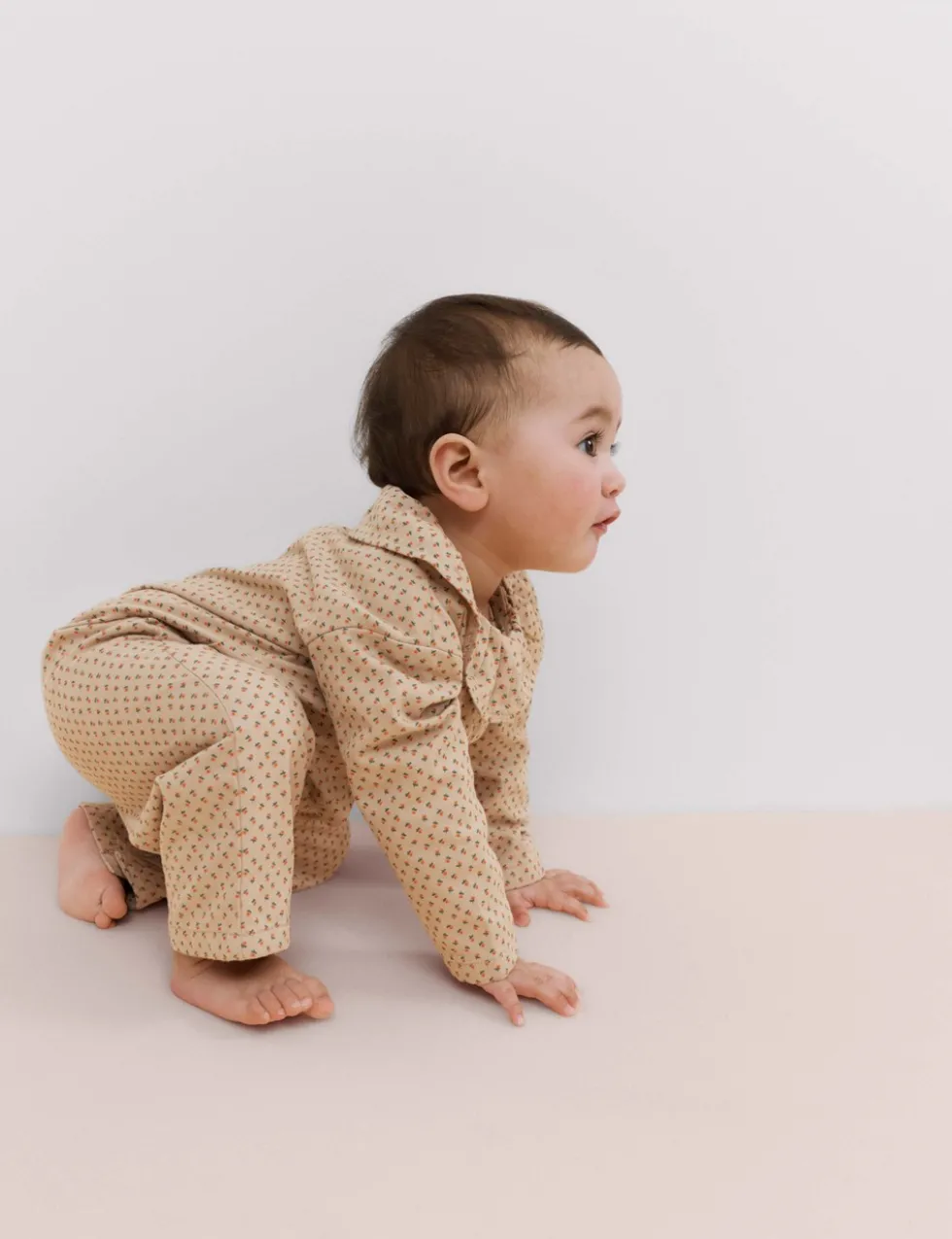 Pure Cotton Ditsy Floral All in One (0-3 Yrs)