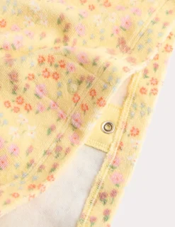 Pure Cotton Ditsy Floral Towel Poncho (0-3 Yrs)