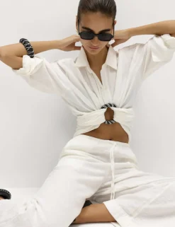 Pure Cotton Double Cloth Beach Shirt