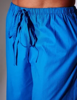 Pure Cotton Drawstring Wide Leg Trousers