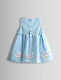 Pure Cotton Duck Dress (0-24 Mths)