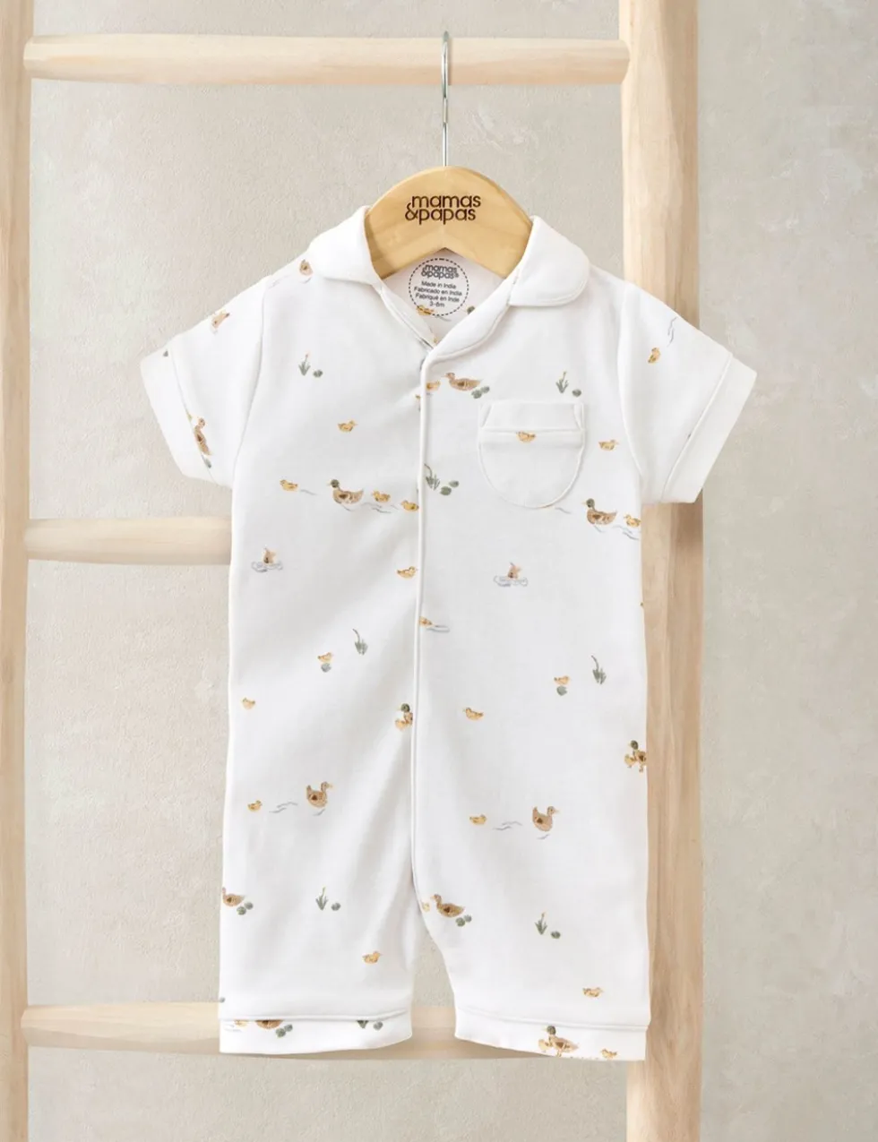 Pure Cotton Duckling Romper (0-18 Months)