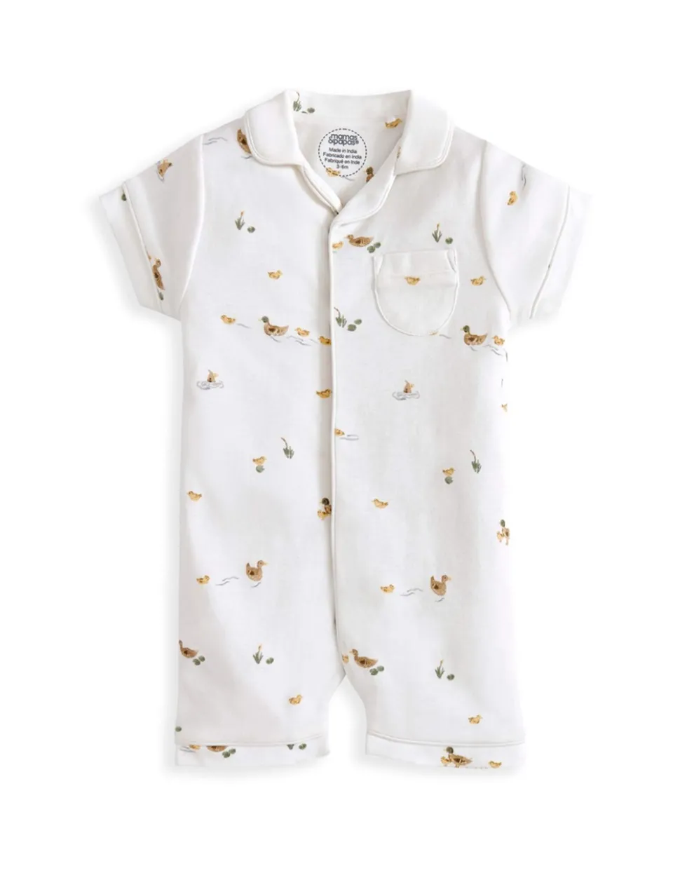 Pure Cotton Duckling Romper (0-18 Months)