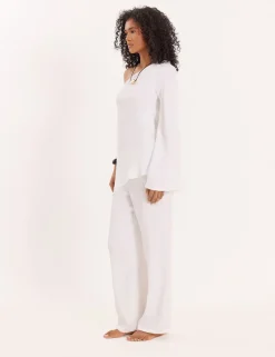 Pure Cotton Elasticated Waist Trousers