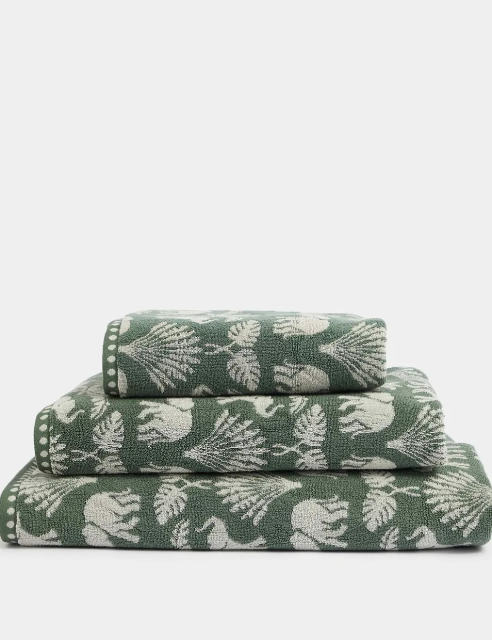 Pure Cotton Elephant Palm Towel