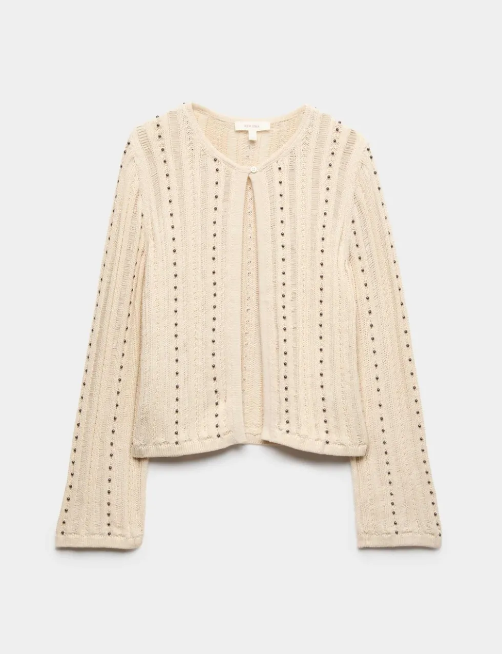 Pure Cotton Embellished Cardigan