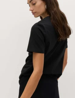 Pure Cotton Embellished T-Shirt