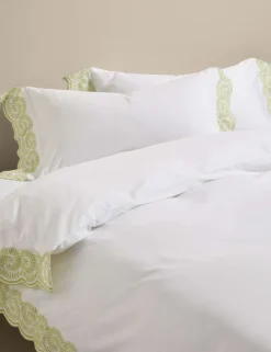 Pure Cotton Embroidered Bedding Set