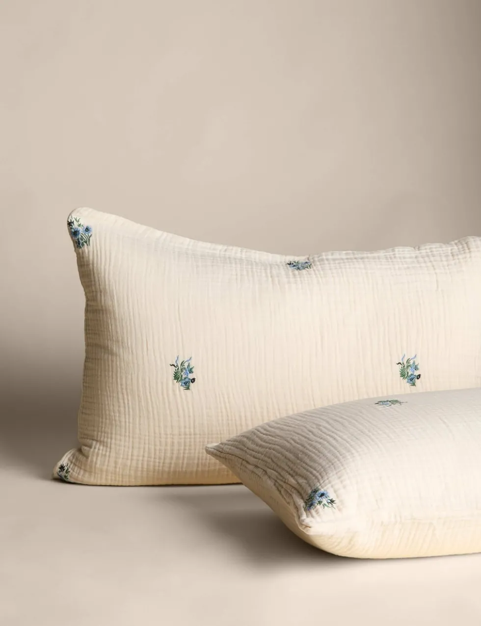Pure Cotton Embroidered Flower Bedding Set