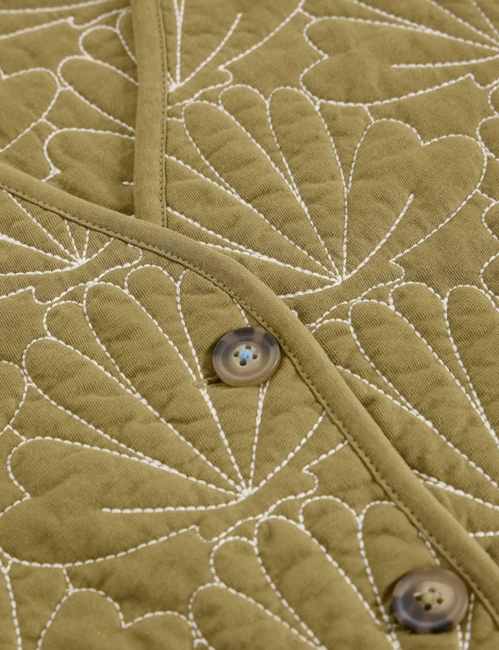 Pure Cotton Embroidered Gilet