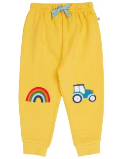 Pure Cotton Embroidered Joggers (3 Mths-8 Yrs)