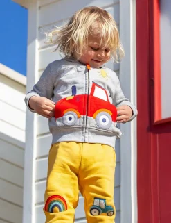 Pure Cotton Embroidered Joggers (3 Mths-8 Yrs)