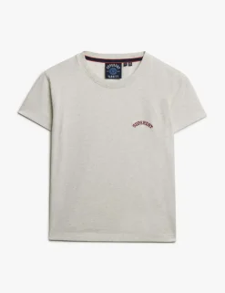 Pure Cotton Embroidered Logo T-Shirt