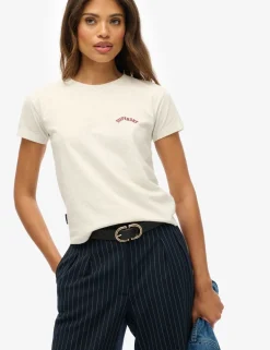 Pure Cotton Embroidered Logo T-Shirt