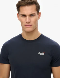 Pure Cotton Embroidered Logo T-Shirt