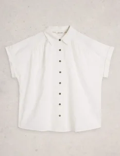 Pure Cotton Embroidered Shirt