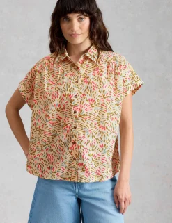 Pure Cotton Embroidered Shirt