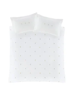 Pure Cotton Embroidered Sunflower Bedding Set