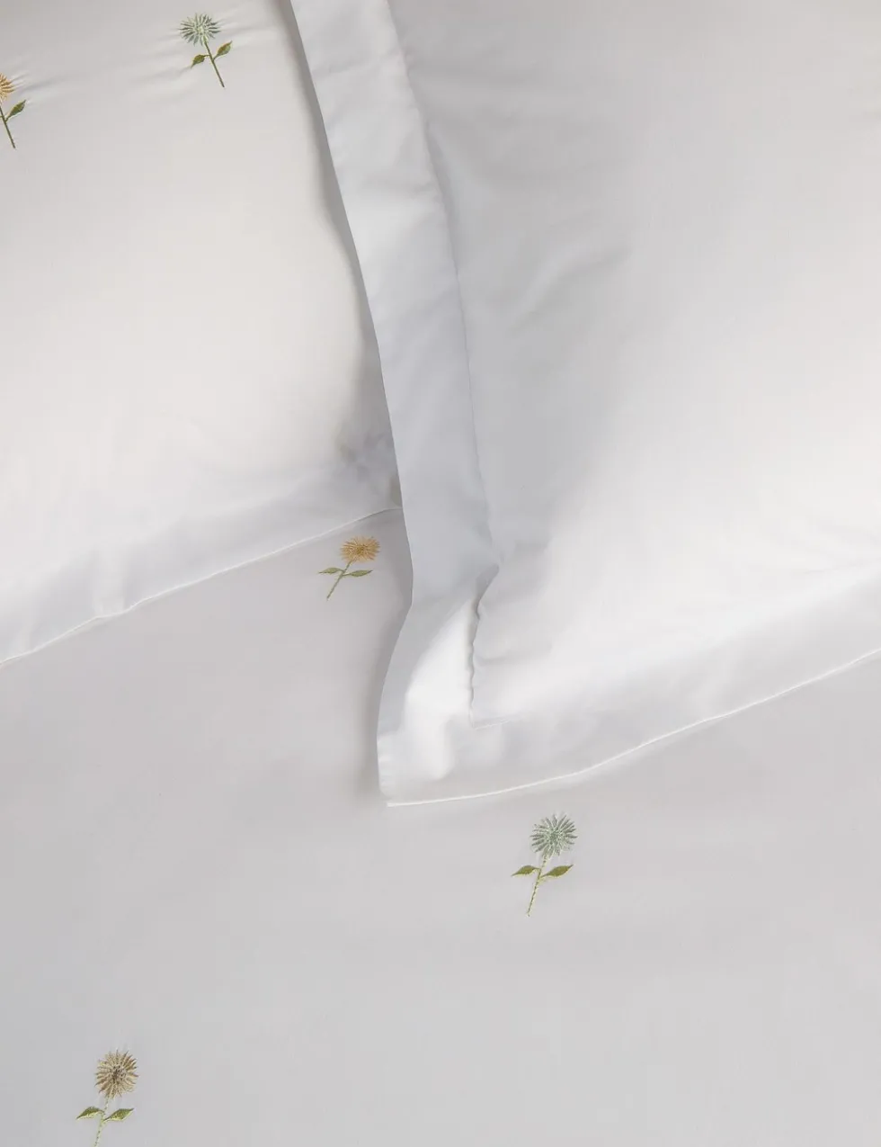 Pure Cotton Embroidered Sunflower Bedding Set