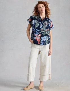 Pure Cotton Embroidered Shirt