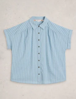Pure Cotton Embroidered Shirt