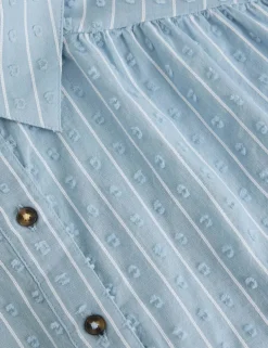 Pure Cotton Embroidered Shirt