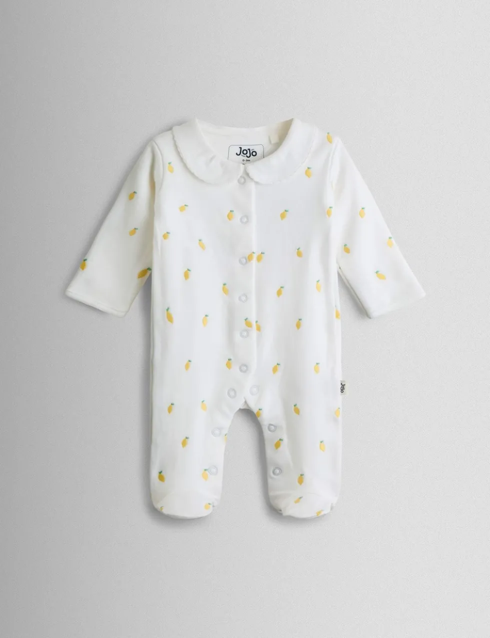 Pure Cotton Embroidered Sleepsuit (7lbs-12 Mths)