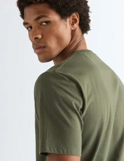 Pure Cotton Embroidered T-Shirt