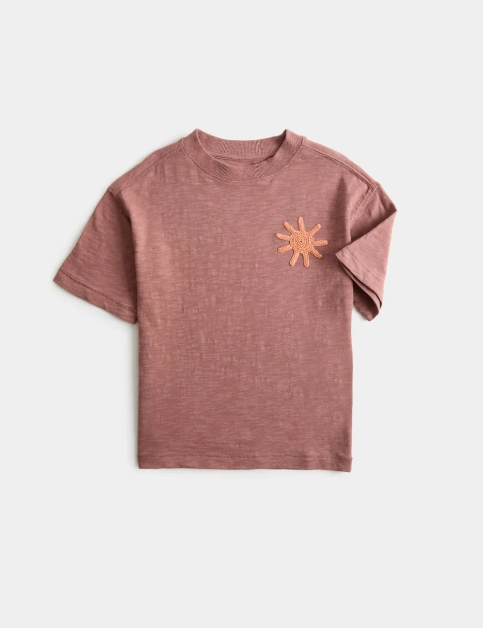 Pure Cotton Embroidered T-Shirt (2-8 Yrs)