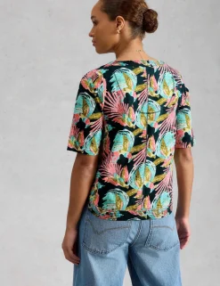 Pure Cotton Embroidered Top