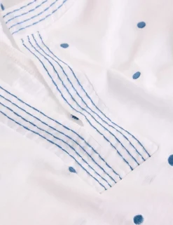 Pure Cotton Embroidered T-Shirt