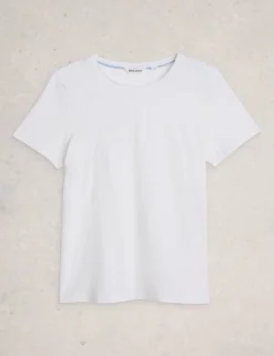 Pure Cotton Embroidered T-Shirt