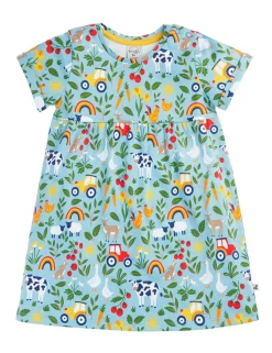 Pure Cotton Farm Print Dress (3 Mths-8 Yrs)