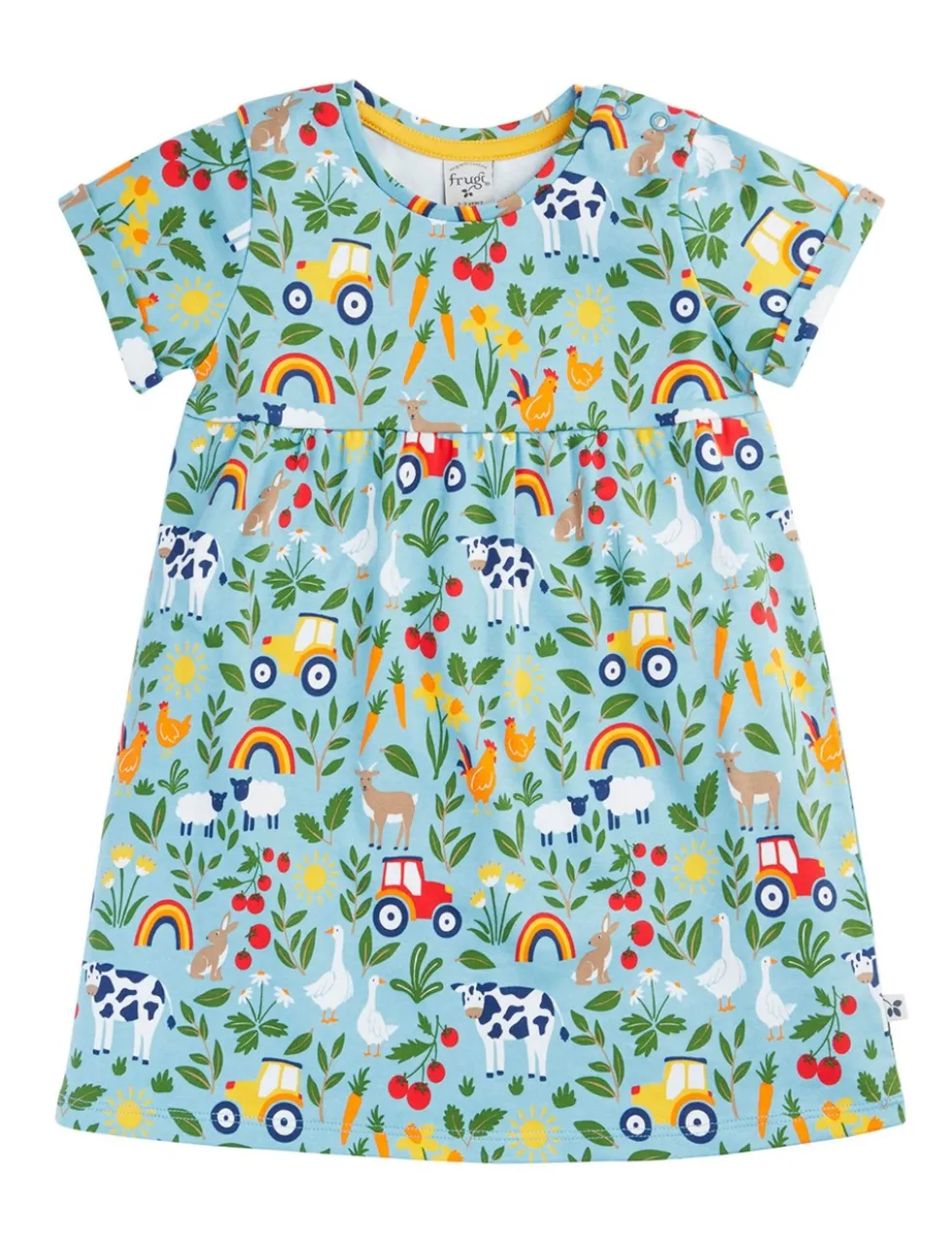 Pure Cotton Farm Print Dress (3 Mths-8 Yrs)