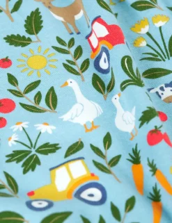 Pure Cotton Farm Print Dress (3 Mths-8 Yrs)