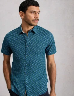 Pure Cotton Fish Print T-Shirt