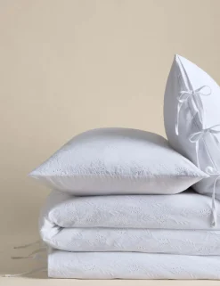 Pure Cotton Fleurine Embroidered Bedding Set