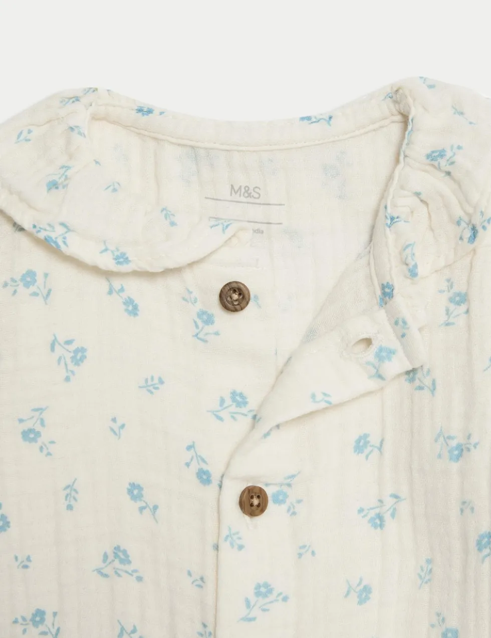 Pure Cotton Floral All in One (0-12 Mths)