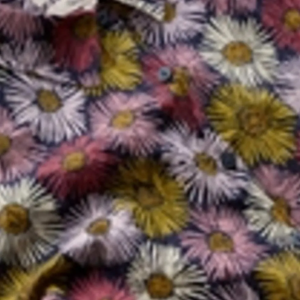 Pure Cotton Floral Collared Shirt