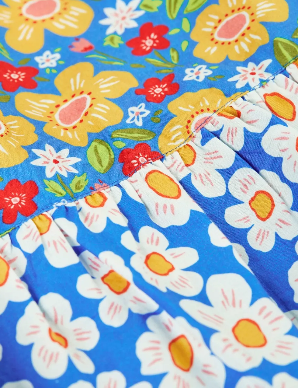 Pure Cotton Floral Dress (2-12 Yrs)