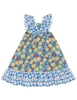 Pure Cotton Floral Dress (2-12 Yrs)