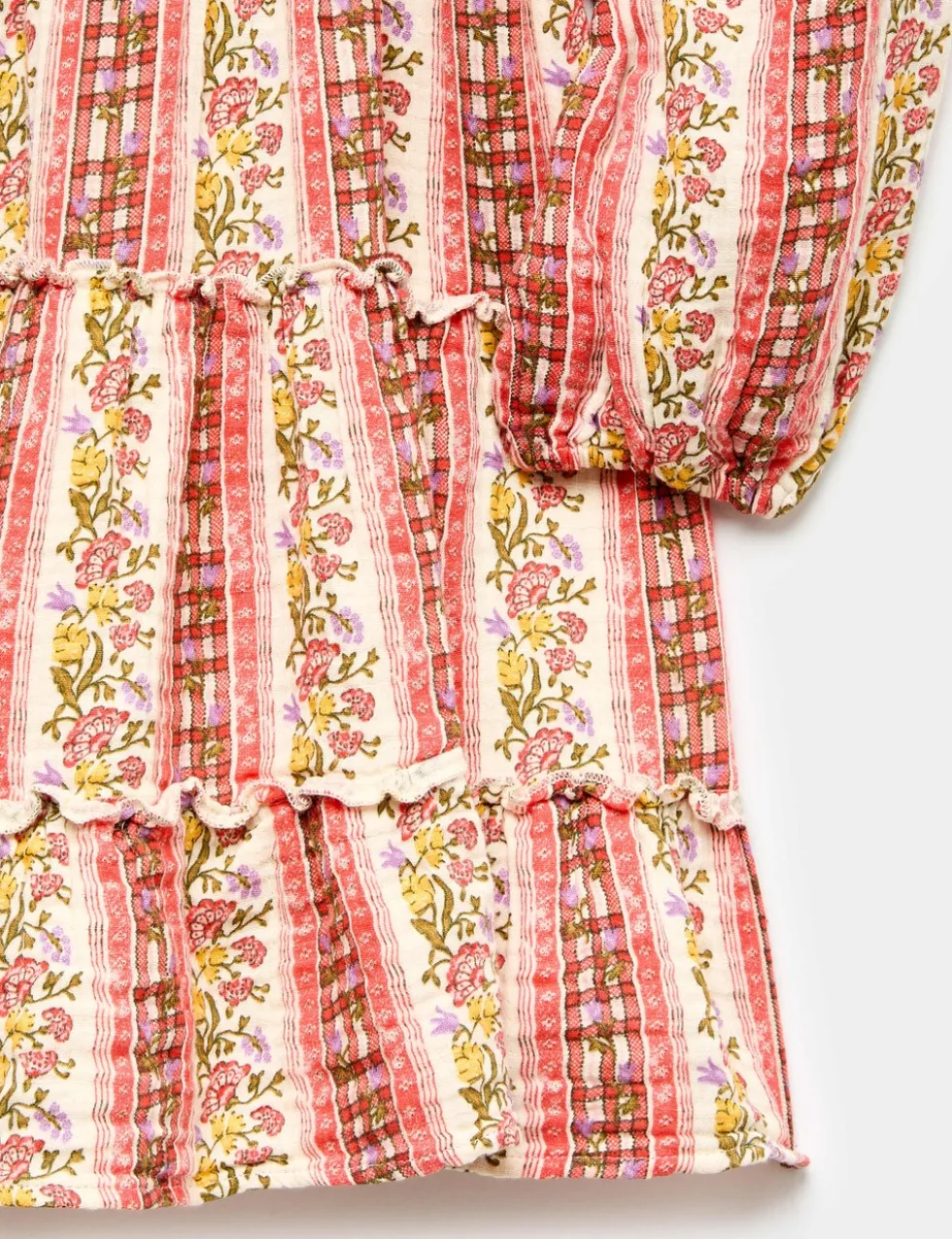 Pure Cotton Floral Dress (6-16 Yrs)