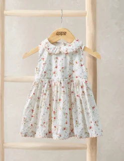 Pure Cotton Floral Dress (0-36 Mths)
